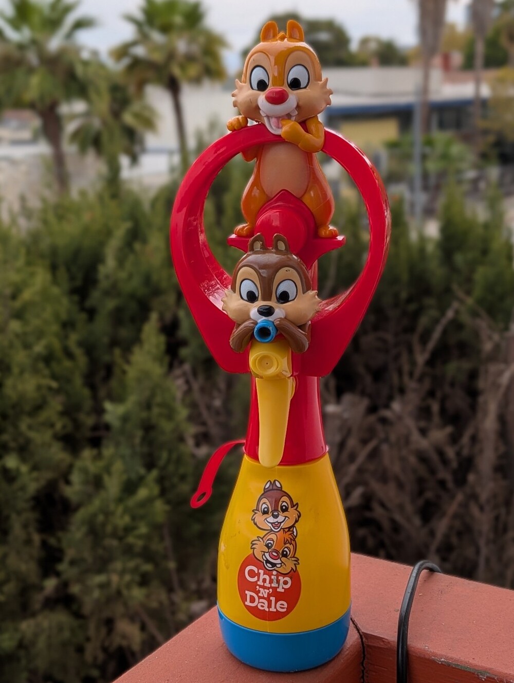 Disney Parks Chip 'n Dale Portable Water Misting Fan Spray Bottle